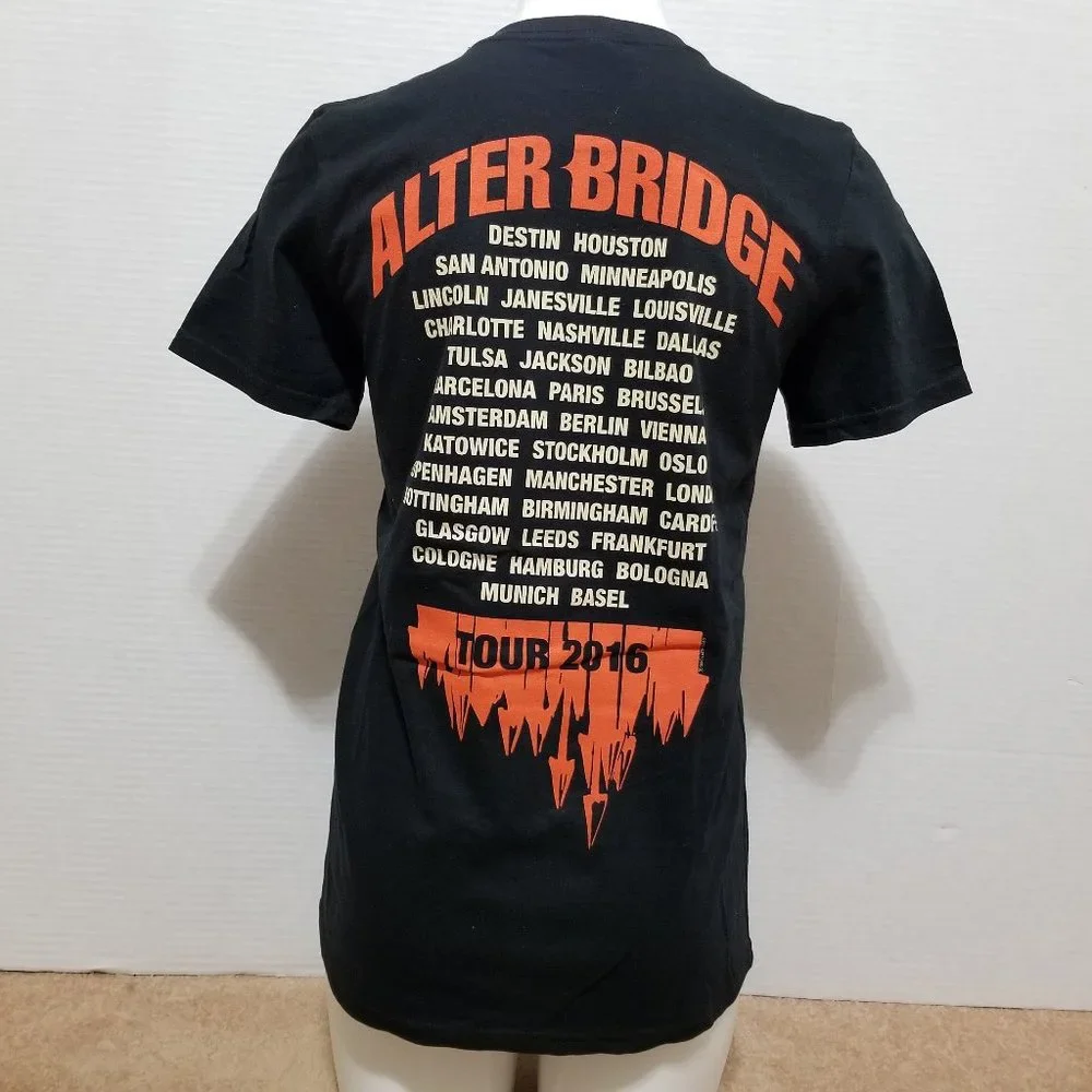 Alter Bridge shirt Small 2016 Tour crow graphic concert band merch two sided - Picture 3 of 9